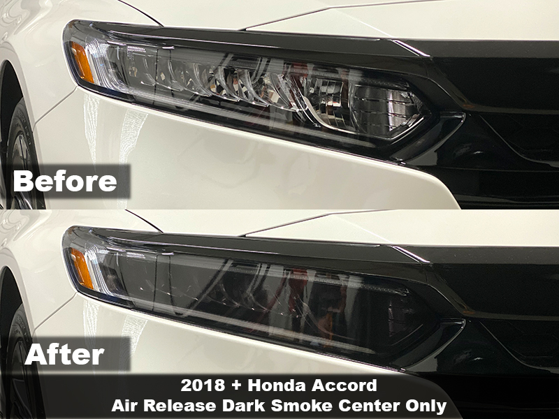 Crux Motorsports 2018 - 2022 Honda Accord Headlight Tint Center Only