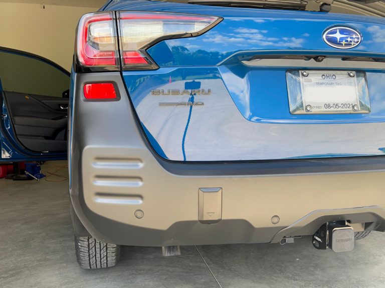 Crux Motorsports Tow Point Overlays for 2022 + Subaru Outback
