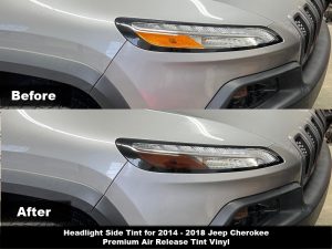 Crux Motorsports Headlight Tint 2019 + Jeep Cherokee